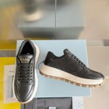 Prada 01 leather sneakers
