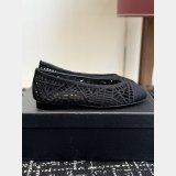 CC Ballet Flats Embroidered Cotton