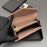 CASSANDRE MATELASSe LARGE FLAP WALLET IN GRAIN LEATHER