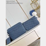 Louis Vuitton Trio Messenger G65 AAA+ M14785 Copy Navy Blue Bags