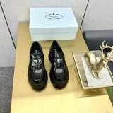 Brushed leather Monolith loafers