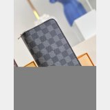 Wholesale Cheap Replica Sunglasses  Louis Vuitton M62732 Fake Leather Designer Wallet