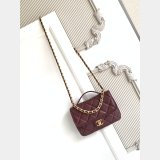 High Quality AP5147 Shiny Grained Gold-tone Bag