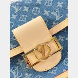 Louis Vuitton High Quality M13319 Dauphine Soft GM Monogram Denim Bag