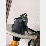 Small Loewe Puzzle Biker Bag In Shiny Calfskin