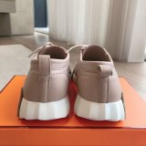 Top Quality hermes men Bouncing leather sneaker