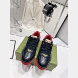 Gucci Dirty Embroidery Cowhide Shoes Replica Shop