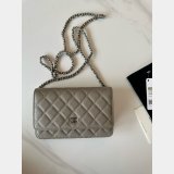 High Quality CC woc chain bag AP0250 MAGNETIC BUCKLE caviar 19CM