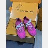 LV Sneakerina Leather and Suede shoes