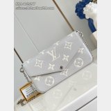Louis Vuitton M14227 Félicie Pochette Monogram Empreinte Leather 1:1 Mirror Bag