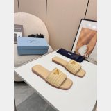 7 Star Prada Raffia Slides