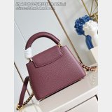 Louis Vuitton Perfect Best Capucines M48865 Burgundy Chain Bag