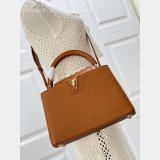 Louis Vuitton Luxury The Capucines M48865 Caramel Bag