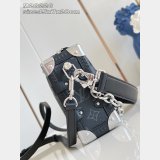 Louis Vuitton M26226 Side Trunk MM East West Monogram Eclipse Bag