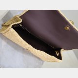 Top Quality YSL Kate Chain Bag With Tassel In Raffia 604276