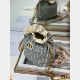 Top Quality Dior Montaigne Drawstring Bucket Mini Bag
