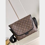 Luxury Louis Vuitton Brands M45557 Magnetic Messenger Monogram Macassar Canvas