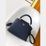 TOP LV CAPUCINES BB Taurillon Leather Handbag