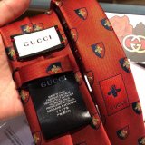Gucci Silk tie Jacquard crafts insect pattern