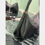 Prada Aime Large Wrinkled paint Leather Shoulder Bag 1BC228