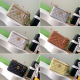 Shops 7 Star Chain Vanity AP3940 Lambskin Bag