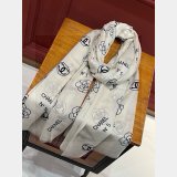 Designer Chanel Camellia Cashmere Scarf Top