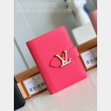 LV M82144/M82198/M82461/M81561 Vertical Compact Wallet Capucines