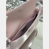 Small Prada Cleo brushed leather shoulder bag with flap