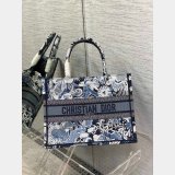 First Top Leather Fake Dior Designer CD Book Tote 36/41.5CM Bag