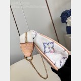 Louis Vuitton Inspired M83499 Wallet Multicolor White On Pochette Chain Ivy