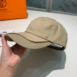 Hermes High Quality Canvas fabric Peaked cap