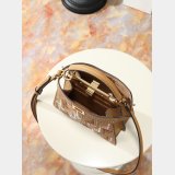 Top Fendi Peekaboo I See U Petite Calf leather Bag