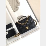 High Quality AP5147 Shiny Grained Gold-tone Bag