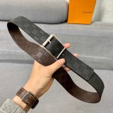 Louis Vuittons Knockoff Damier 40mm Infini Belts