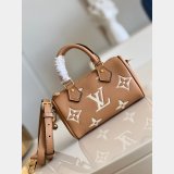 Louis Vuitton Nano Speedy M82890 Monogram Empreinte Leather