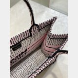 Luxury Miss Dior Allover 1:1 Mirror Book Tote pink
