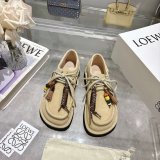 Top loewe Faro lace-up in suede calfskin