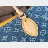 OnTheGo Louis Vuitton Replica Monogram Denim M46871 Handbag MM