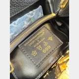 Louis Vuitton Capucines MM Wholesale M48865 Black Cherry Chain Bag