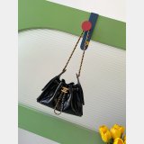 Luxury 1:1 Suede Hobo Black High Quality Mini AS5631 Bag