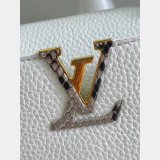 Louis Vuitton AAA Replica Designer Capucines Mini White M97980/M55921 Bag