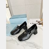 Prada Patent Leather heel Loafers
