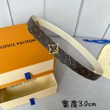 Cheap LV Flowergram 30mm Reversible Belt