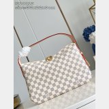 Louis Vuitton Slouchy PM/MM Damier Azur N00126 & N00116 Knockoff Bags