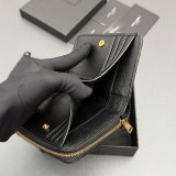 CASSANDRE MATELASSE compact zip-around wallet