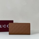 Gucci Rosso Ancora GG Emblem Continental 847210 Wallet