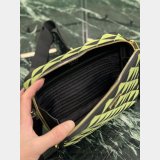 Top Quality Prada Embroidered Fabric Messenger 2VH069 Bag