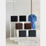 Louis Vuitton Men Replica M64002 Slender Wallet Monogram Eclipse Canvas