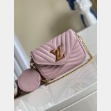 Louis Vuitton Replica M56461/M57864 New Wave Multi Pochette Leather Crossbody