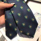 Gucci Silk tie Jacquard crafts insect pattern
